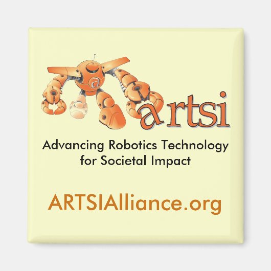 Vierkante ARTSI magneet (Voorkant)