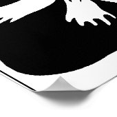 vierkante bloemen poster (Hoek)