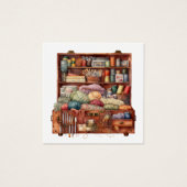 Vierkante breibedrijf of behuizing Kaart (Voorkant)