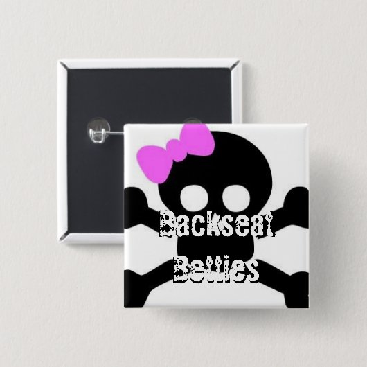 Vierkante Button (Voorkant /achterkant)