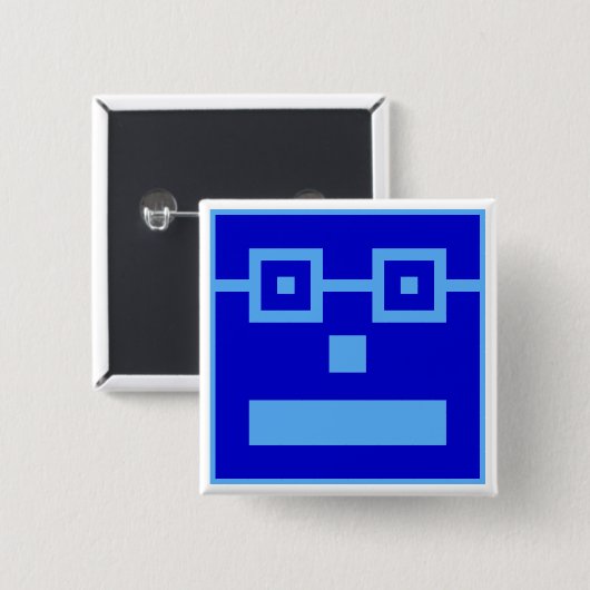 vierkante Button (Voorkant /achterkant)