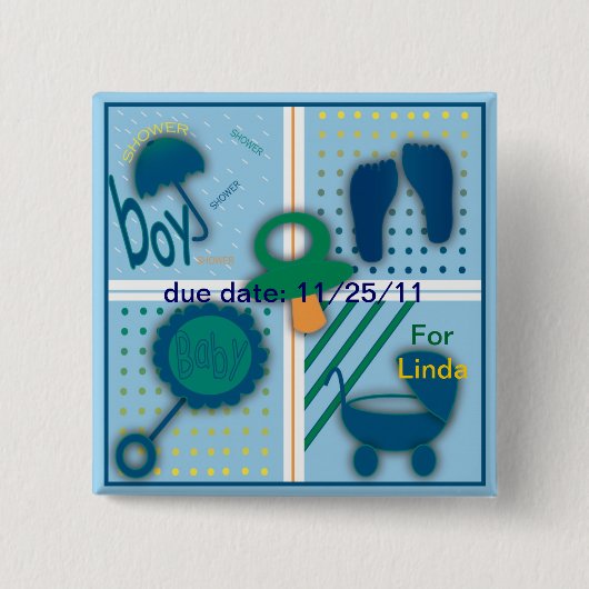 Vierkante Button (Voorkant)