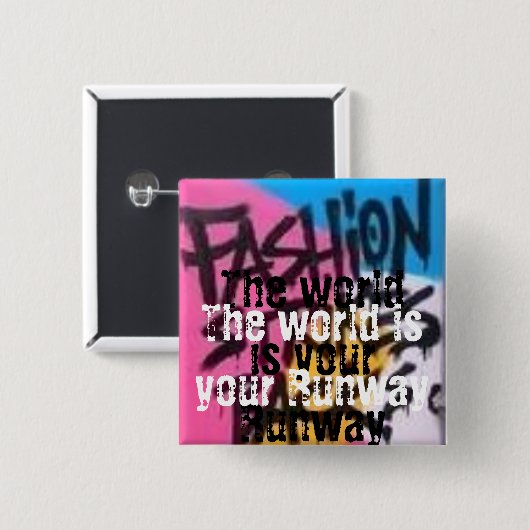 Vierkante Button (Voorkant /achterkant)