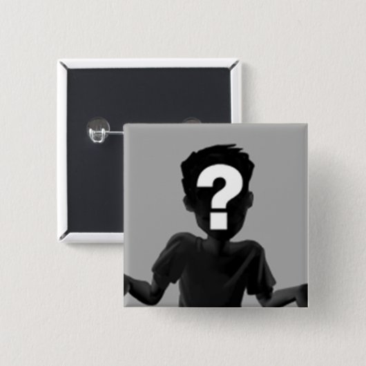 Vierkante Button (Voorkant /achterkant)