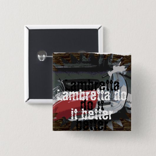 Vierkante Button (Voorkant /achterkant)