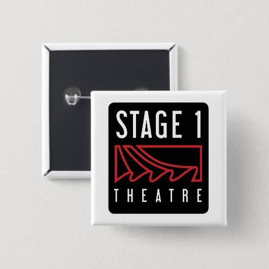 Vierkante Button (Voorkant /achterkant)