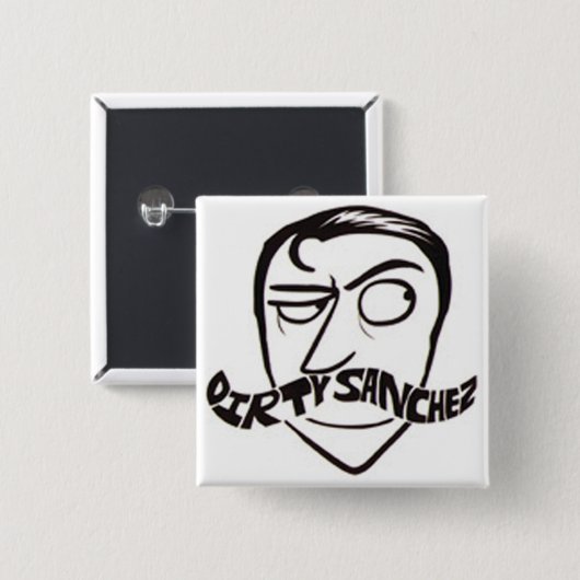 Vierkante Button (Voorkant /achterkant)