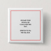 Vierkante Button, 2-inch Button (Voorkant)