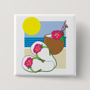  VIERKANTE BUTTON 5,1 CM