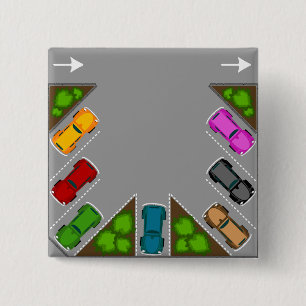  VIERKANTE BUTTON 5,1 CM