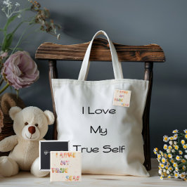 Vierkante button | Ik hou van mijn ware zelf