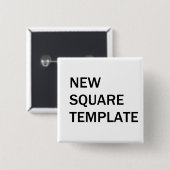 Vierkante Button Sjabloon (Voorkant /achterkant)