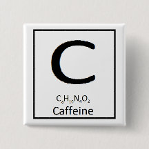 Vierkante cafeïneknop, 2 binnen.