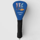 Vierkante Cartoons Golfheadcover (Voorkant)