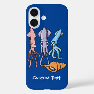 Vierkante Cartoons iPhone Case