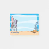 Vierkante Cartoons Post-it® Notes (Voorkant)