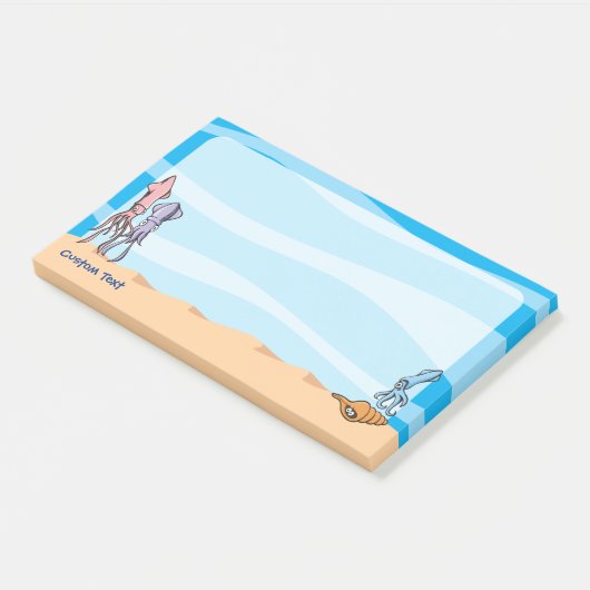 Vierkante Cartoons Post-it® Notes (Schuin)