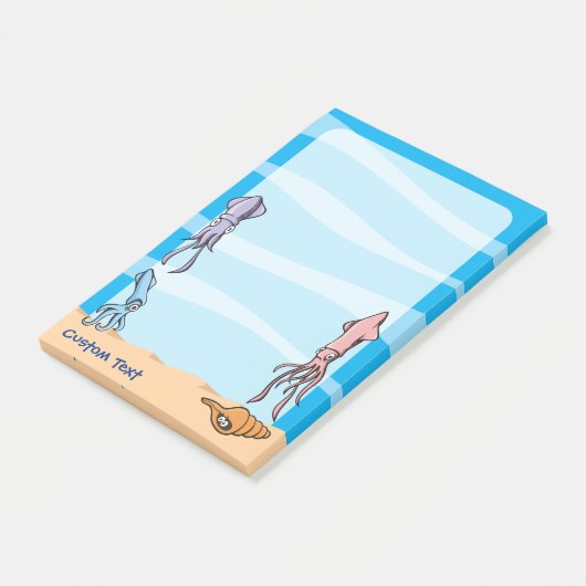 Vierkante Cartoons Post-it® Notes (Schuin)