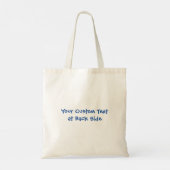 Vierkante Cartoons Tote Bag (Achterkant)