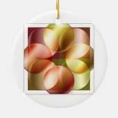 Vierkante cirkels keramisch ornament (Achterkant)