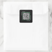 Vierkante code: Business Connection Sticker (Tas)