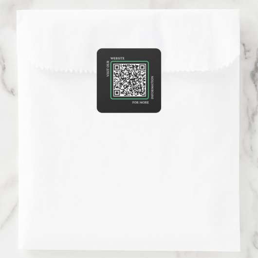 Vierkante code: Business Connection Sticker (Tas)