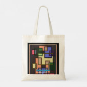 Vierkante collage [Inspirerend quote] : Tote Bag (Achterkant)