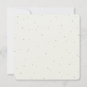 Vierkante Crème Snowberry + Eucalyptus krans bruil Kaart (Achterkant)