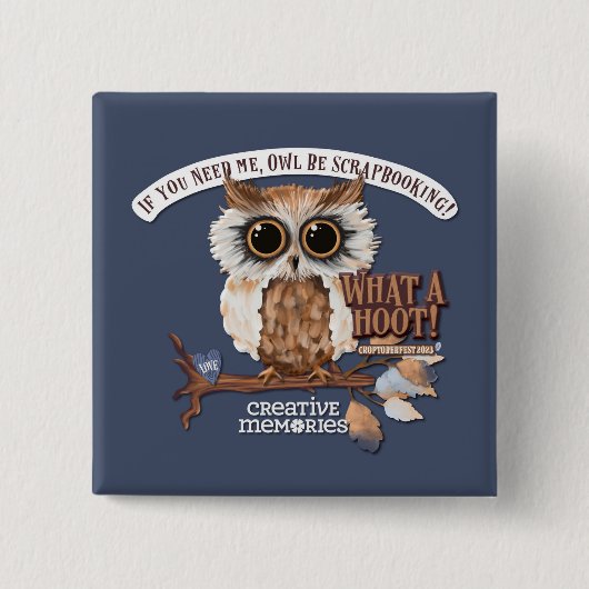 Vierkante Croptoberfest Button (Voorkant)