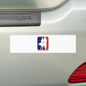 vierkante dans bumpersticker (Op auto)