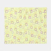 Vierkante dans fleece deken (Voorkant (Horizontaal))