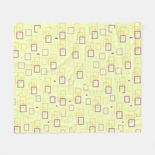 Vierkante dans fleece deken (Voorkant (Horizontaal))