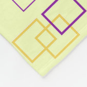 Vierkante dans fleece deken (Hoek)