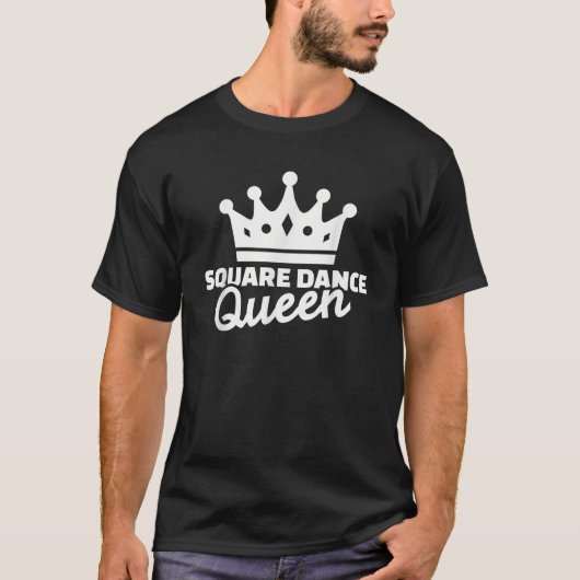 Vierkante dans koningin T Shirt (Voorkant)