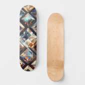 Vierkante Diamond Skateboard (Voorkant)