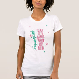 Vierkante doelen Vrouwen in de bijbel  T-shirt