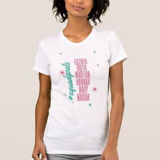 Vierkante doelen Vrouwen in de bijbel T-shirt