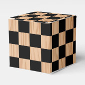 Vierkante Doosjes Checkers Klassieke Favor Dozen (Voorkant Zijde)