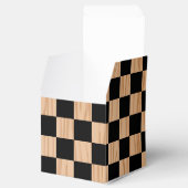 Vierkante Doosjes Checkers Klassieke Favor Dozen (Geopend)