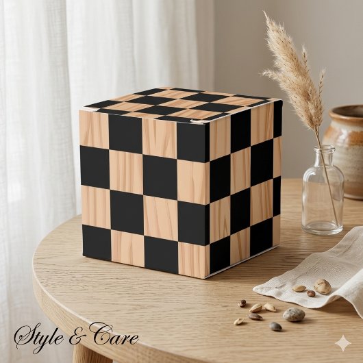 Vierkante Doosjes Checkers Klassieke Favor Dozen