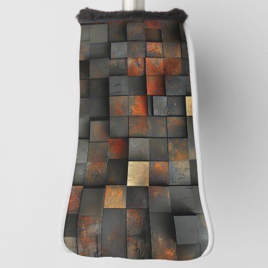 Vierkante dozen Abstract Golfheadcover (Draai 90)