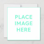 Vierkante dunne magnetische Kaart Magnetische Uitnodiging (Voorkant)