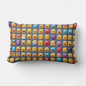 Vierkante emoji's kussen (Voorkant)