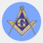 Vierkante en kompas Sticker (Voorkant)