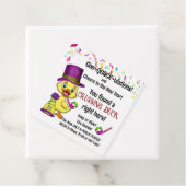 Vierkante Favor Tags Bedankjes Labels (In situ)