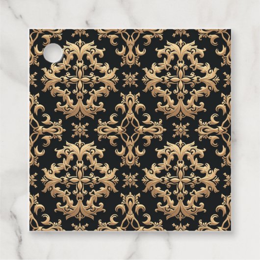 Vierkante Favor Tags Bedankjes Labels (Voorkant)