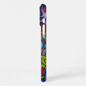 Vierkante Fear City Phone cases van Casagiovanovic iPhone Hoesje (Linkerkant)