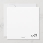 Vierkante flatcard 5,25x5,25 feestdagenkaart (Achterkant)