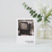 Vierkante foto 0119 - 50s TV Set Visitekaartje (Staand voorkant)