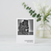 Vierkante foto 0172 -  TLR-camera Visitekaartje (Staand voorkant)